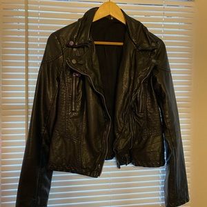 Free People Vegan Leather Jacket